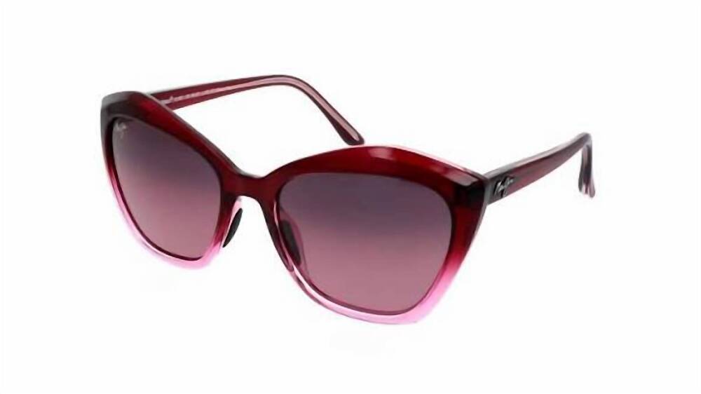 NEW MAUI JIM women's gradient sunglasses in lotus raspberry fade rose